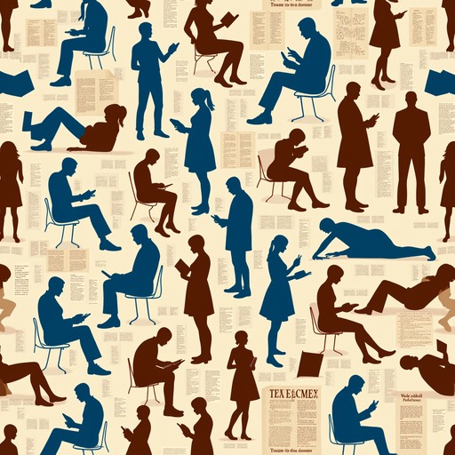 Free Reading Silhouette Pattern Image - Reading, Silhouettes, Pattern ...