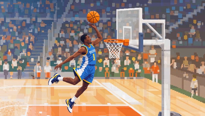 Free Dynamic Dribble Stance Image - Basketball, Pixel, Dribble ...