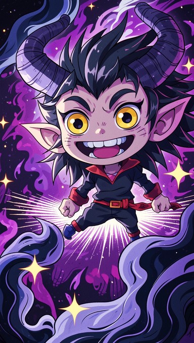 Basic Demon Chibi Download Mischievous Demon Character Image - Demon, Chibi, Anime ...