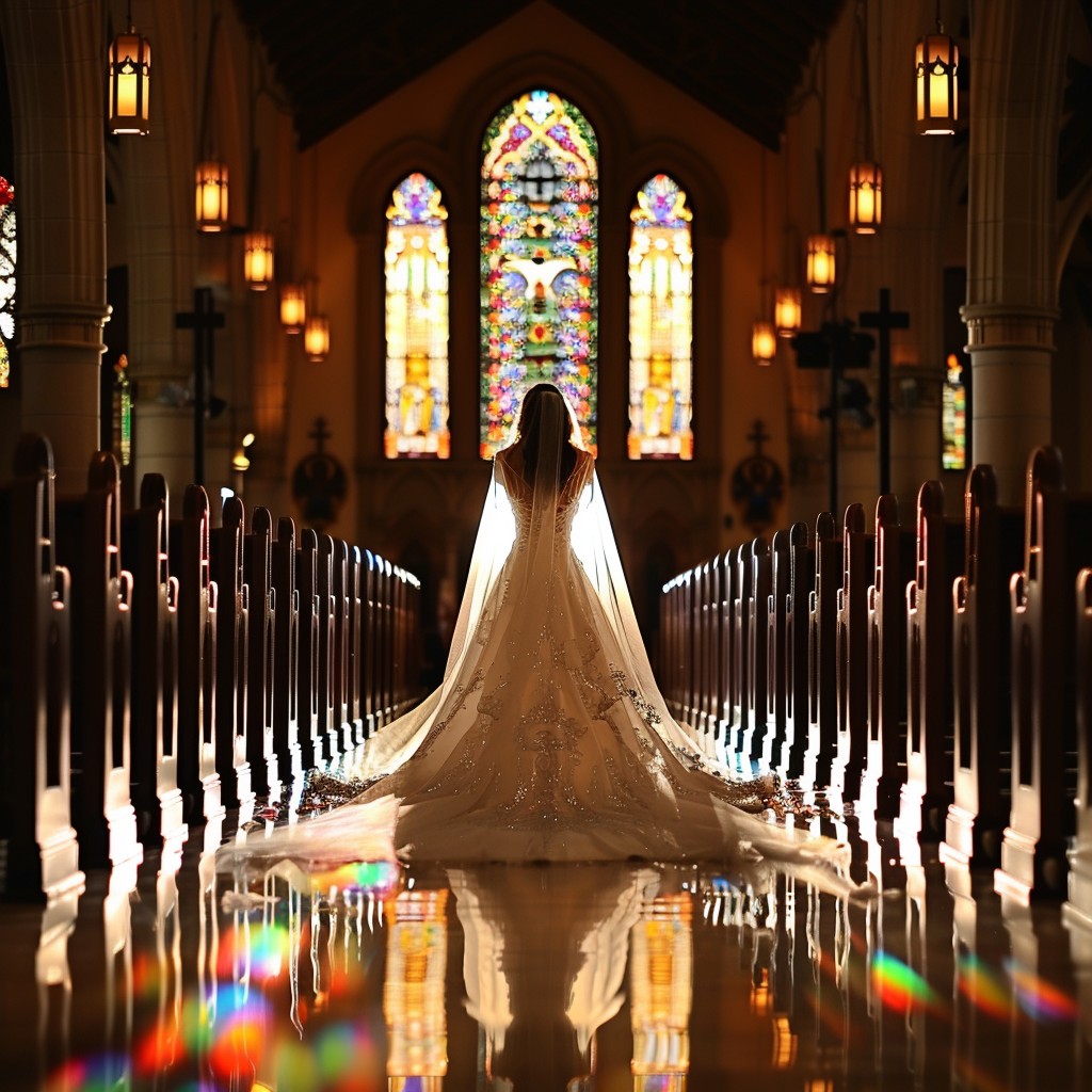 Free Bride in Church Image - Bride, Church, Wedding | Download at StockCake