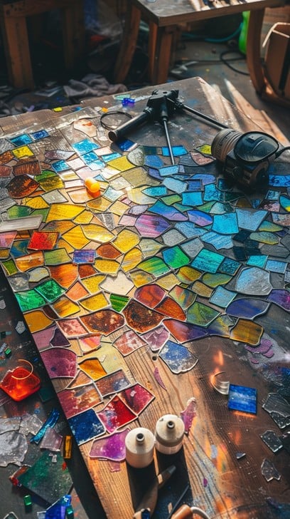 Free Colorful Mosaic Tiles Image | Download at StockCake