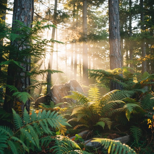 Free Sunlit Forest Ferns Photo - Sunbeams, Forest, Ferns | Download at ...