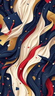 Free Celebrating Academic Success Image - Graduation, Abstract, Flowing ...