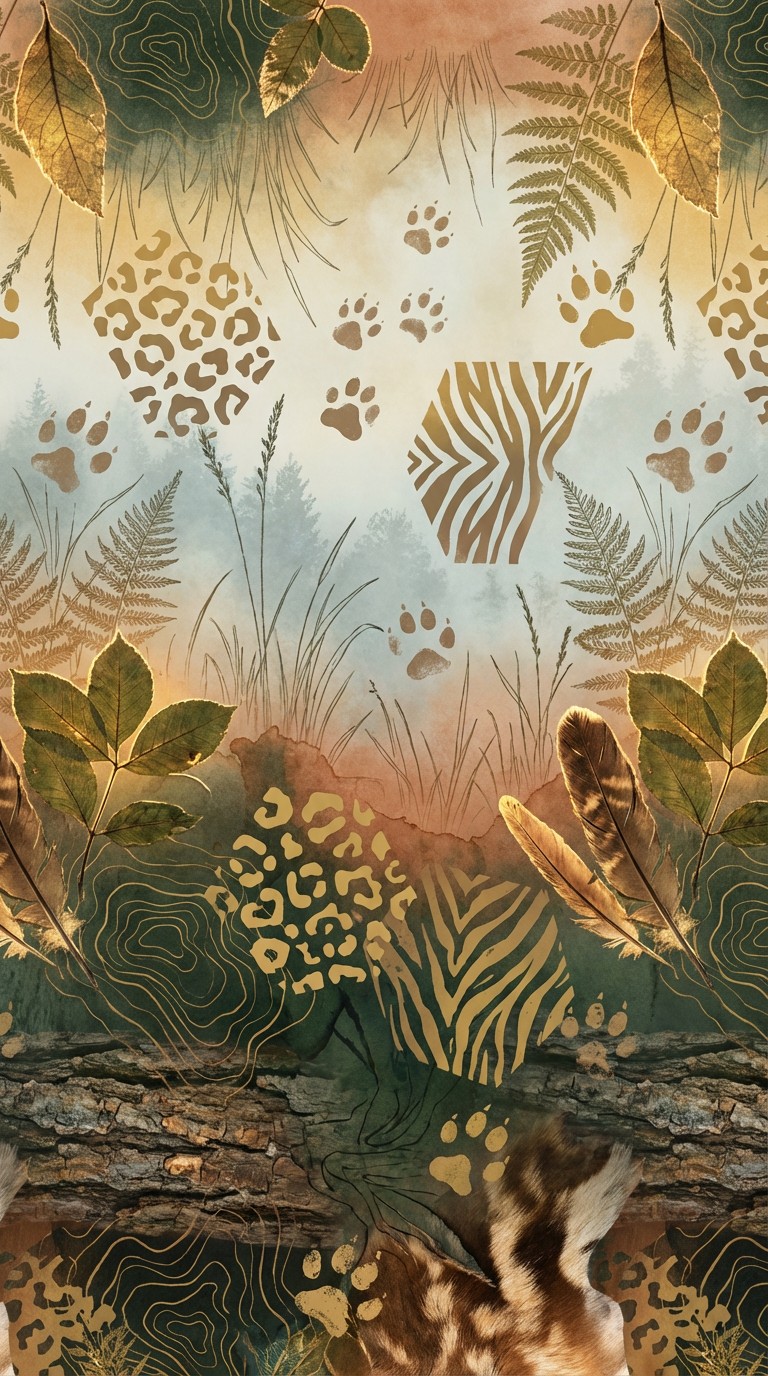 Free Wild Safari Pattern Image - Safari, Wilderness, Pattern | Download ...