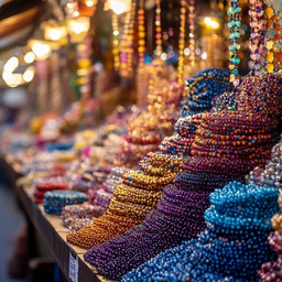 Free Colorful bead display Image - Beads, Colorful, Market | Download ...