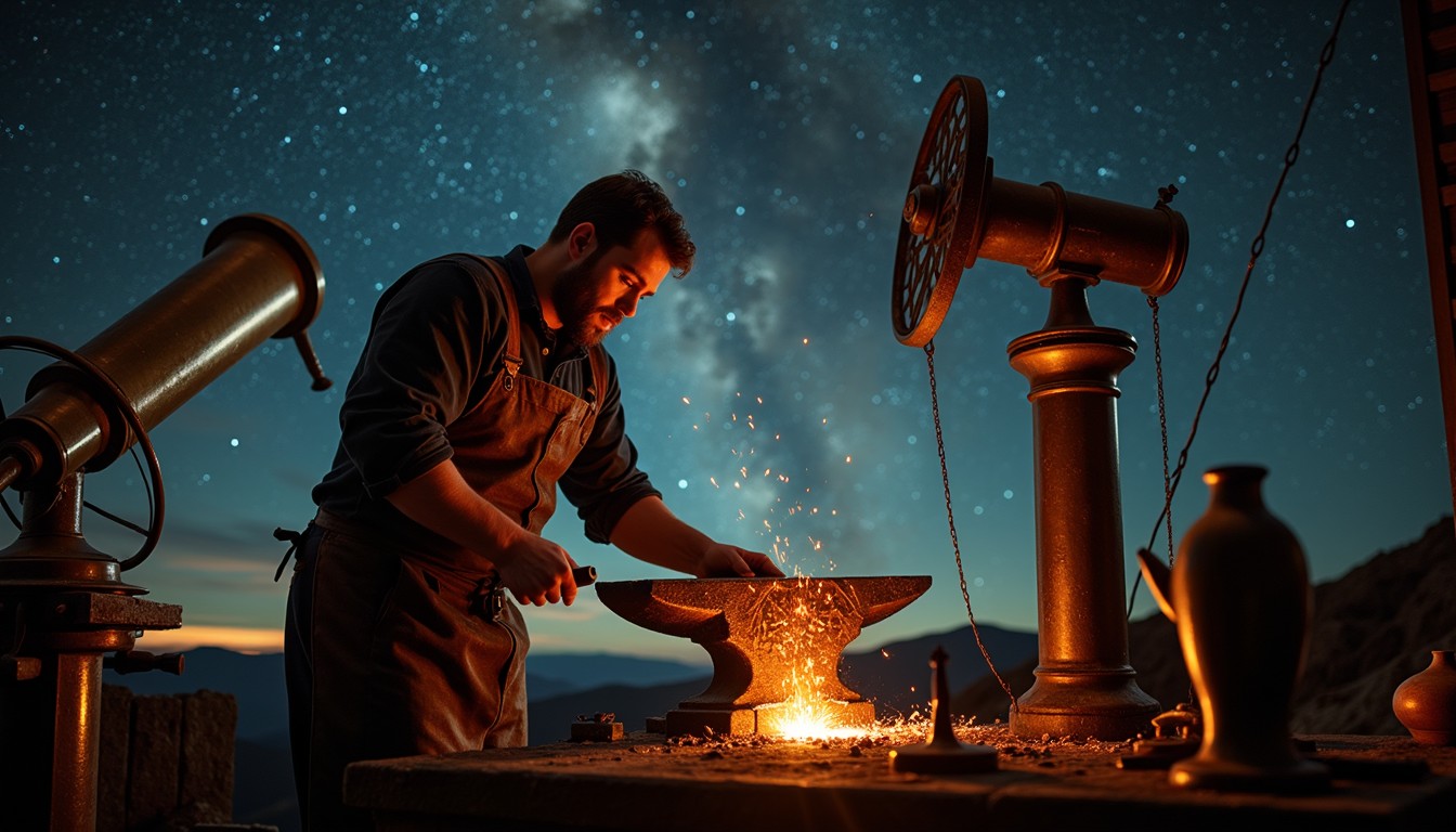 Free Forging under stars Image - Blacksmith, Stars, Forge | Download at ...
