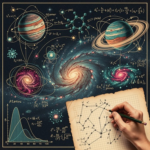 Simple Blueprints Science Free Cosmic Scientific Blueprint Image - Cosmic, Scientific, Diagram ...
