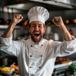 Reward Chef Image Free Chef Celebrating Success Image - Chef, Kitchen, Celebration ...