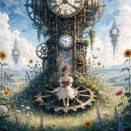 Free Clockwork Garden Dreams Image - Anime, Clockwork, Steampunk ...