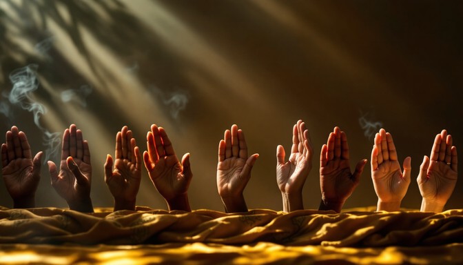 Free Sacred Hands Rising Photo - Prayer, Hands, Spiritual | Download at ...