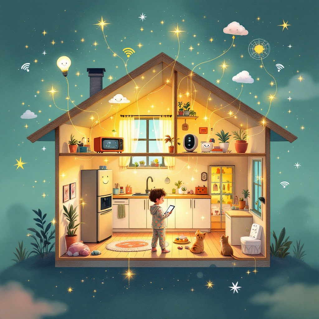Free Smart Home Magic Image - Illustration, Smart-home, Technology ...