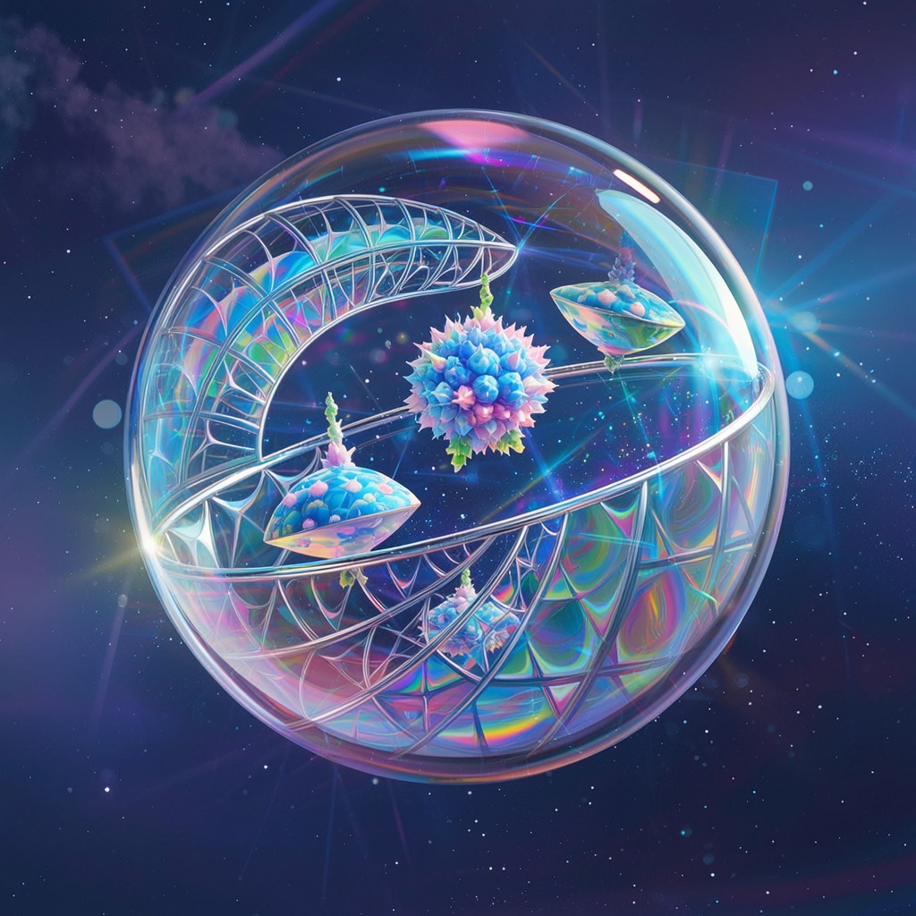 Free Cosmic Bubble Universe Image - Bubble, Fractal, Iridescent ...