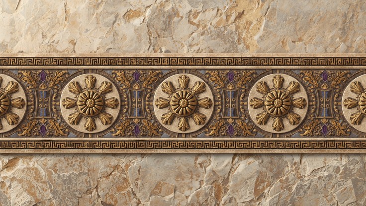 Free Ancient Golden Border Image - Ancient, Pattern, Geometric ...