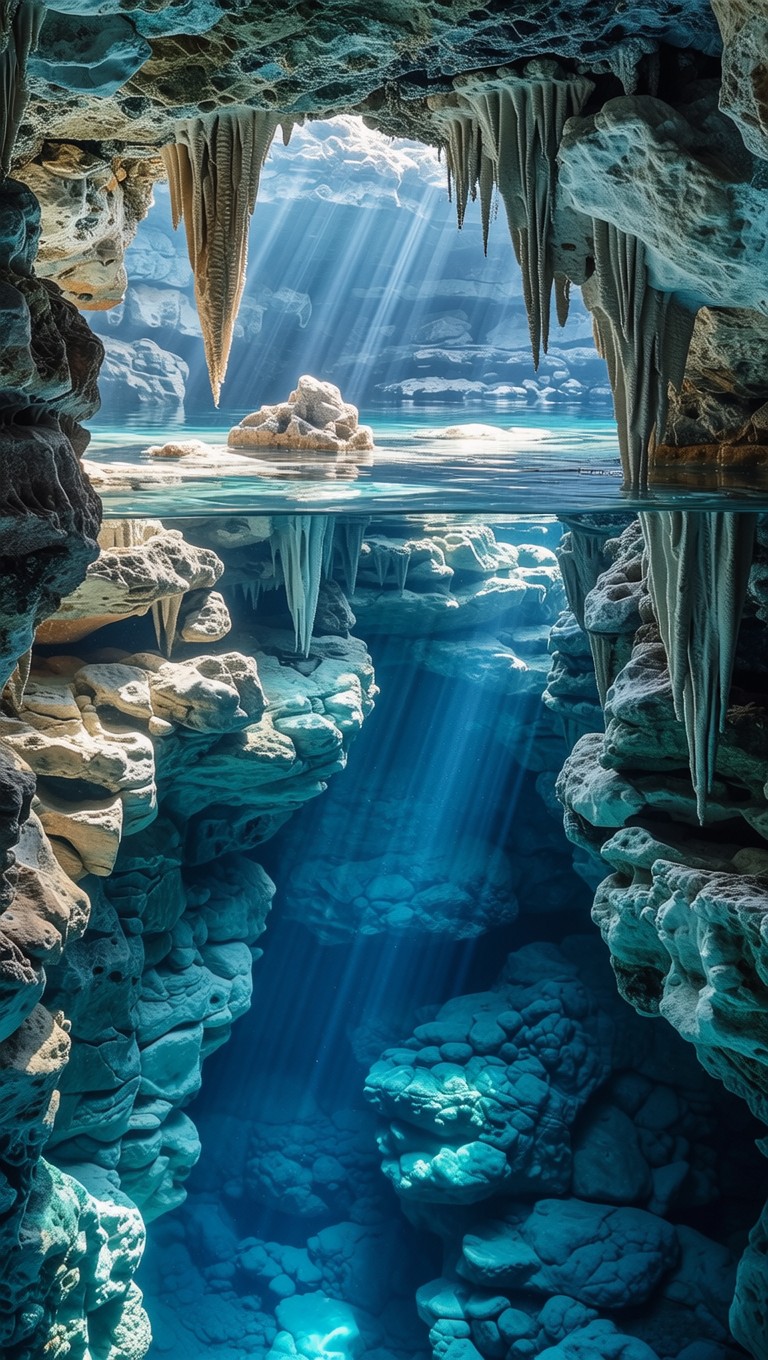 Free Azure Cave Wonder Image - Cave, Azure, Underwater | Download at ...