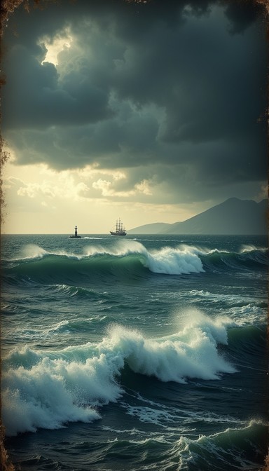 Free Tempestuous Oceanic Drama Image | Download at StockCake