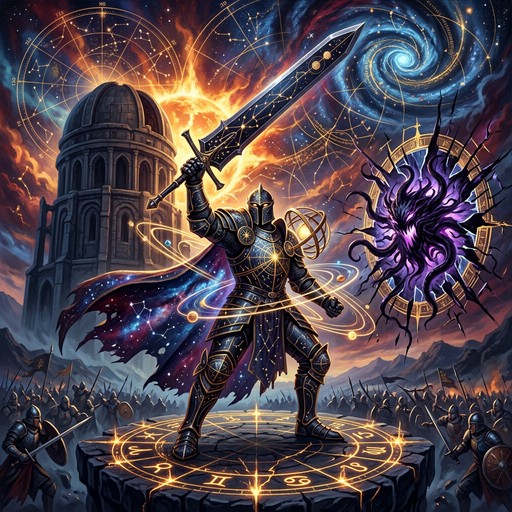 Free Cosmic Warrior Rising Image - Warrior, Knight, Fantasy | Download ...
