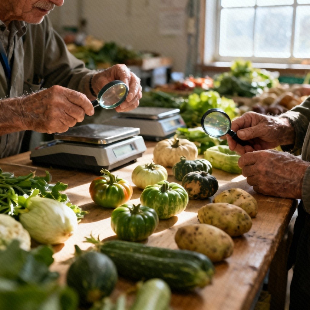 Free Inspecting Fresh Produce Image - Vegetables, Inspection, Produce ...