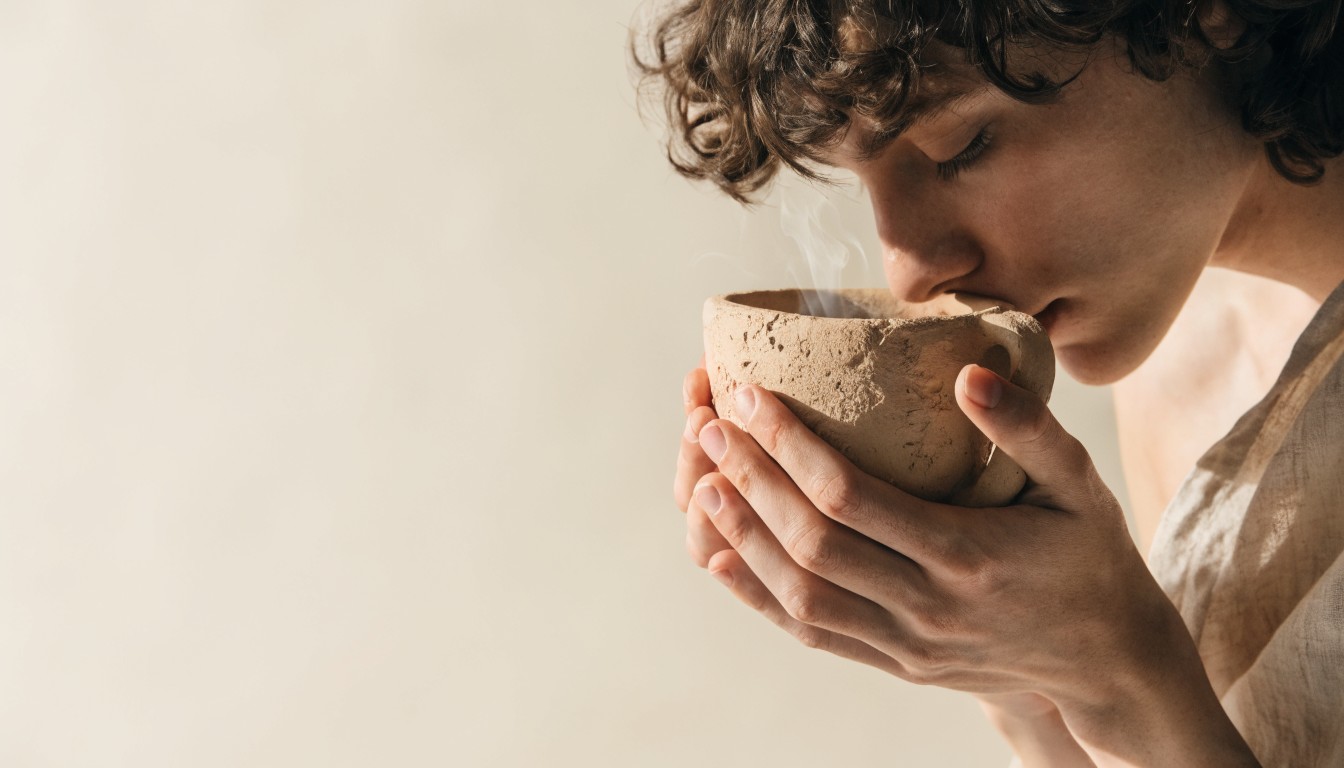 Free Morning Coffee Ritual Image - Pottery, Ceramic, Mug | Download at ...