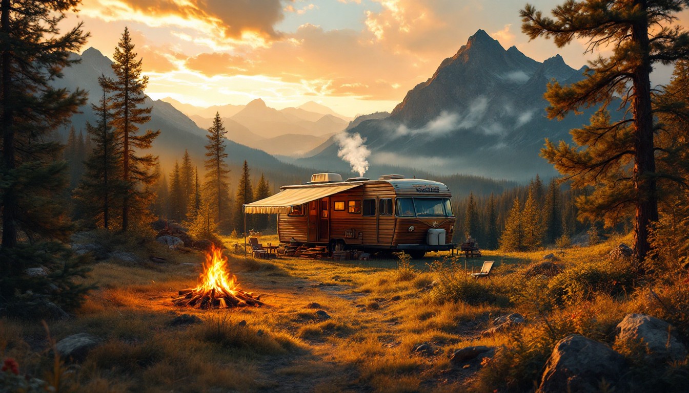 Free Mountain Camping Paradise Image - Mountains, Camping, Sunset ...