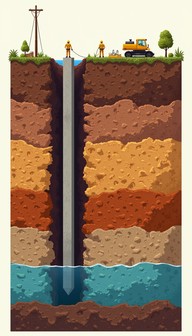 Free Earth Layers Revealed Image - Geology, Excavation, Underground ...