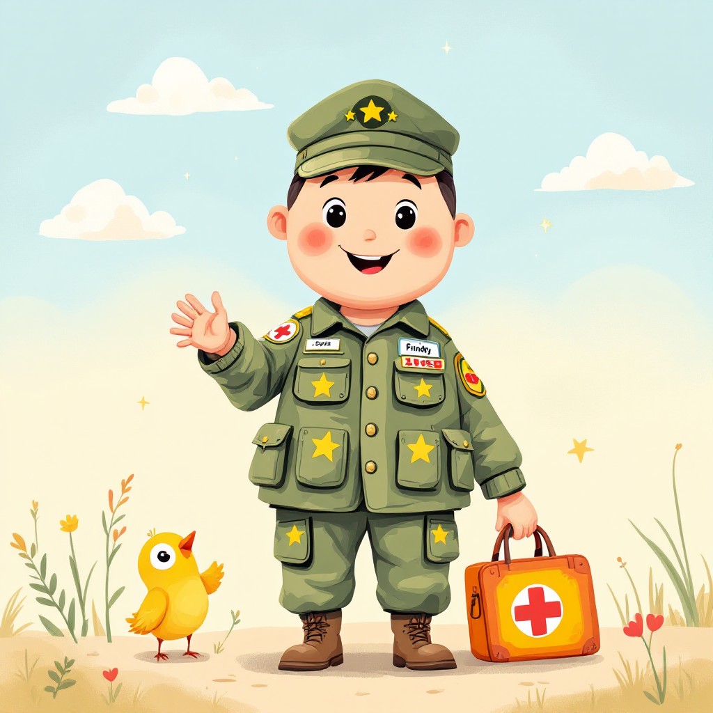 Helper Cartoon Characters Free Friendly Helper Hero Photo - Soldier, Cartoon, Illustration ...