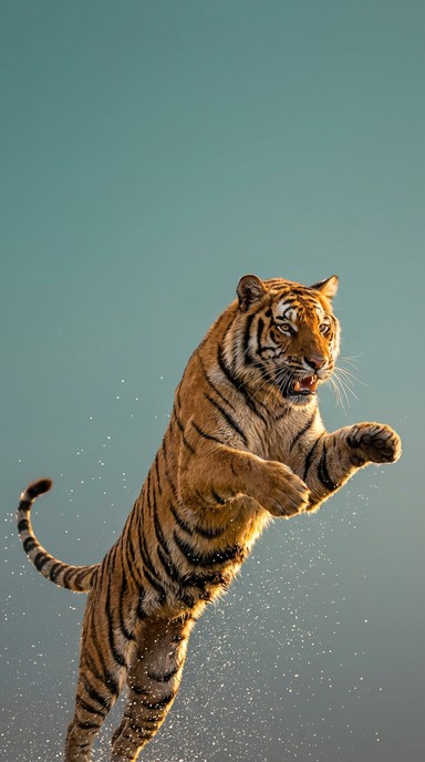 Free Tiger Leaps Upward Image - Tiger, Bengal, Wildlife | Download at ...