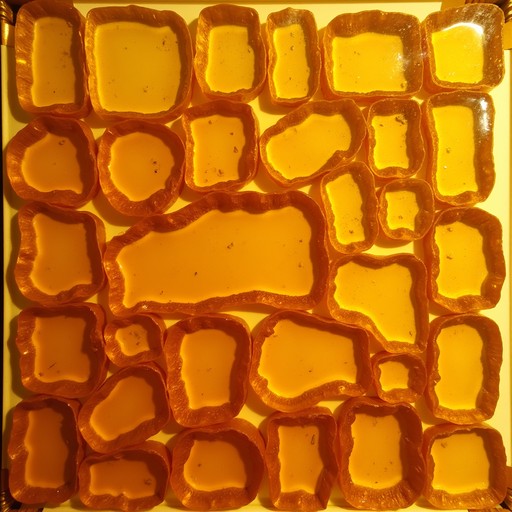 Propolis Texture Free Golden Propolis Mosaic Image | Download at StockCake