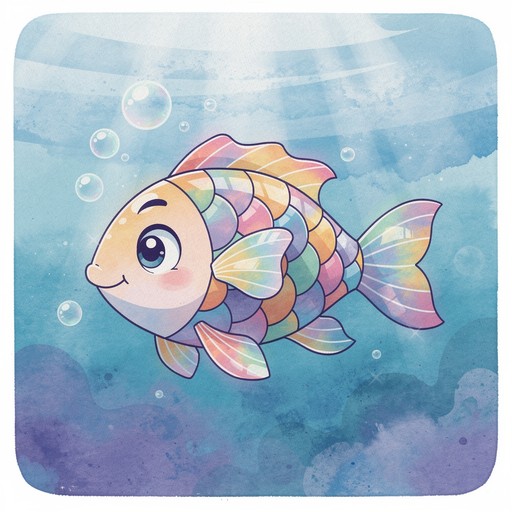 Magic Cartoon Fish Free Rainbow Fish Magic Image - Fish, Rainbow, Underwater | Download at ...