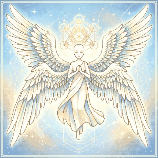 Free Divine Pixel Angel Image - Angel, Pixel, Wings | Download at StockCake
