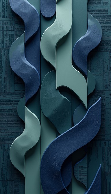 Free Layered Geometric Waves Image - Guilloche, Waves, Blue | Download ...