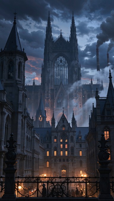 Free Gothic Cathedral Night Image - Gothic, Cathedral, Fog | Download ...
