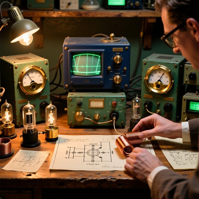 Free Vintage electronics workbench Image - Electronics, Vintage ...