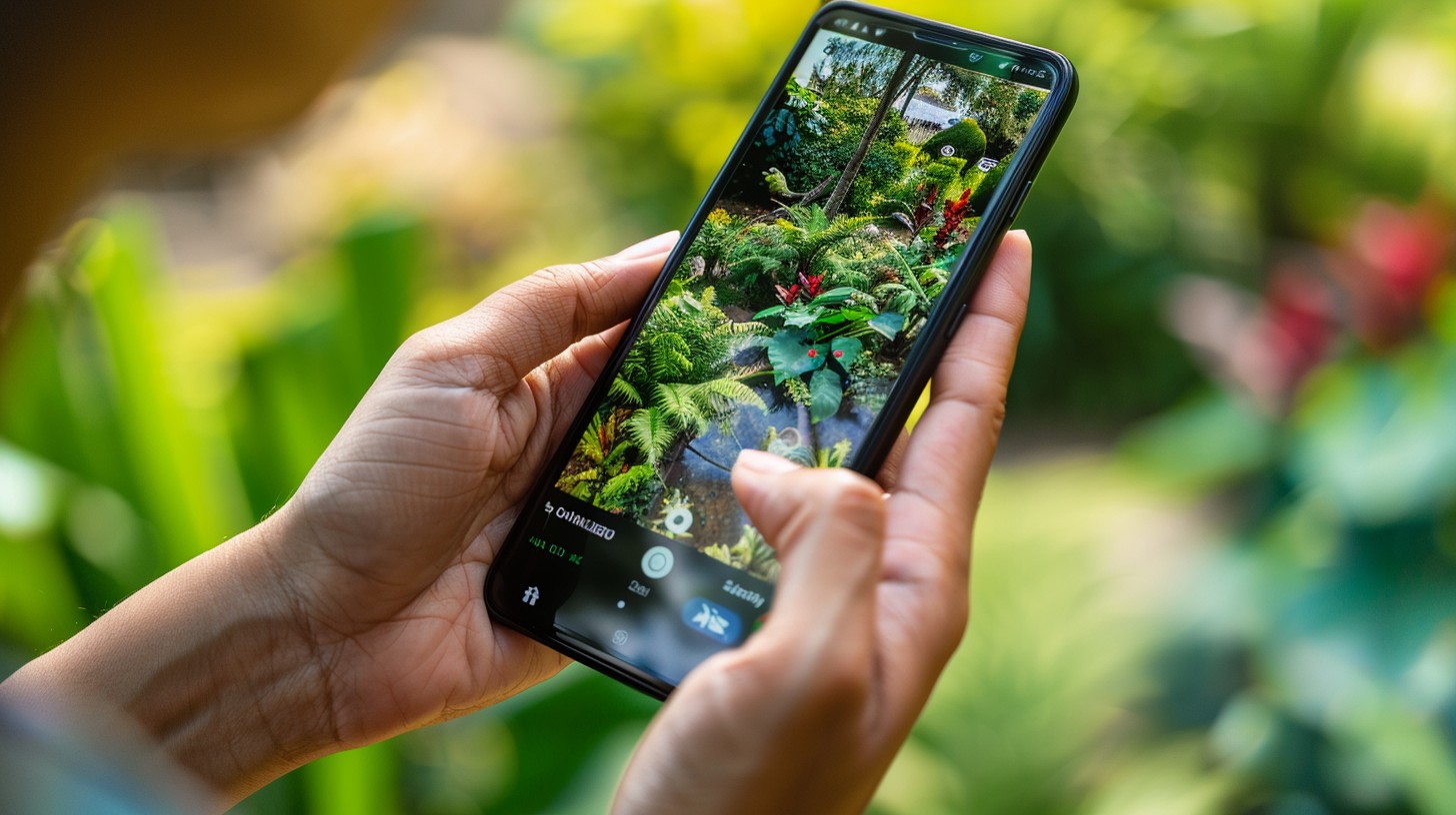 Free Capturing Garden Beauty Image Smartphone Garden Photography