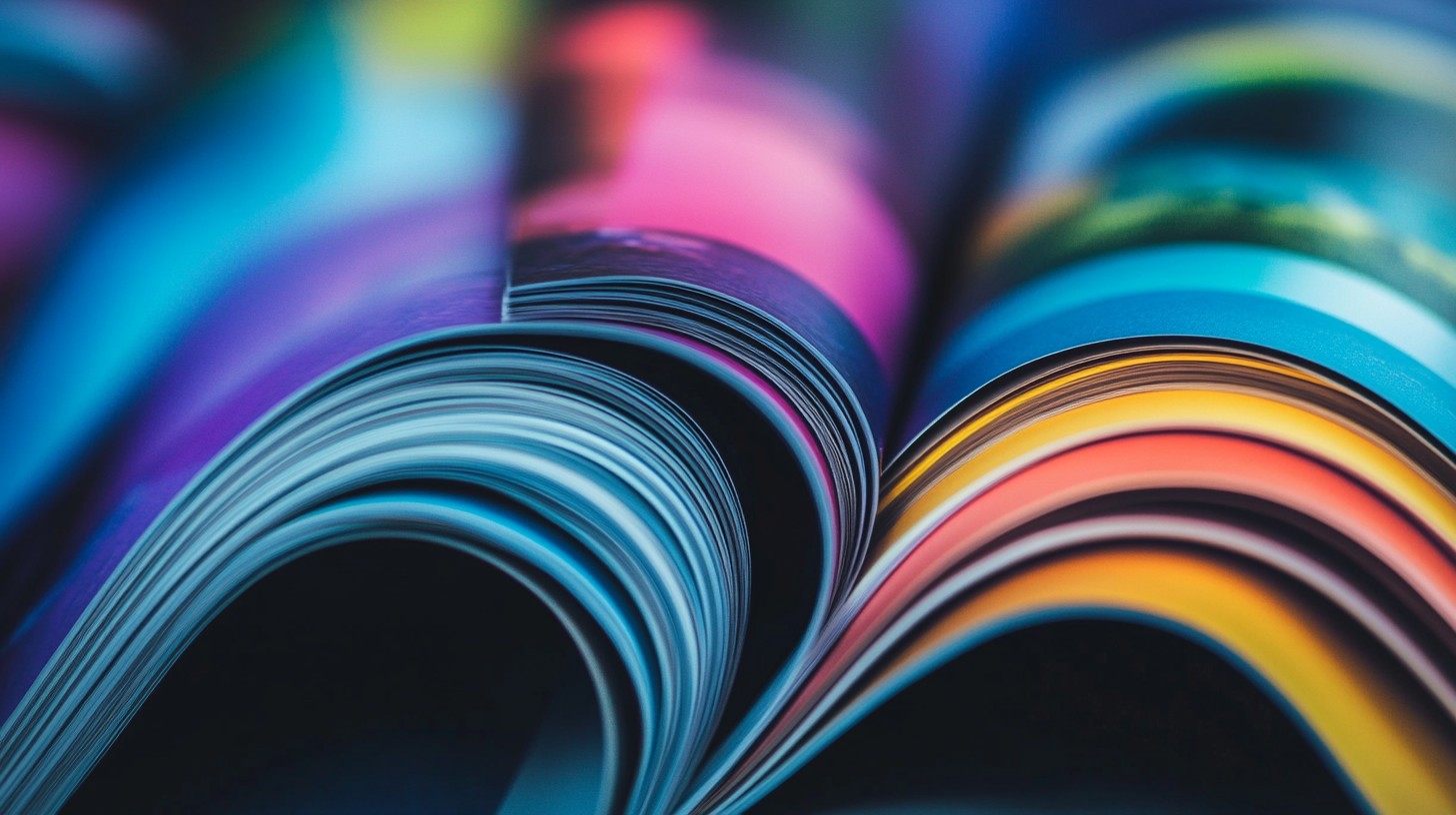 Free Colorful magazine folds Image - Color, Magazine, Pages | Download ...