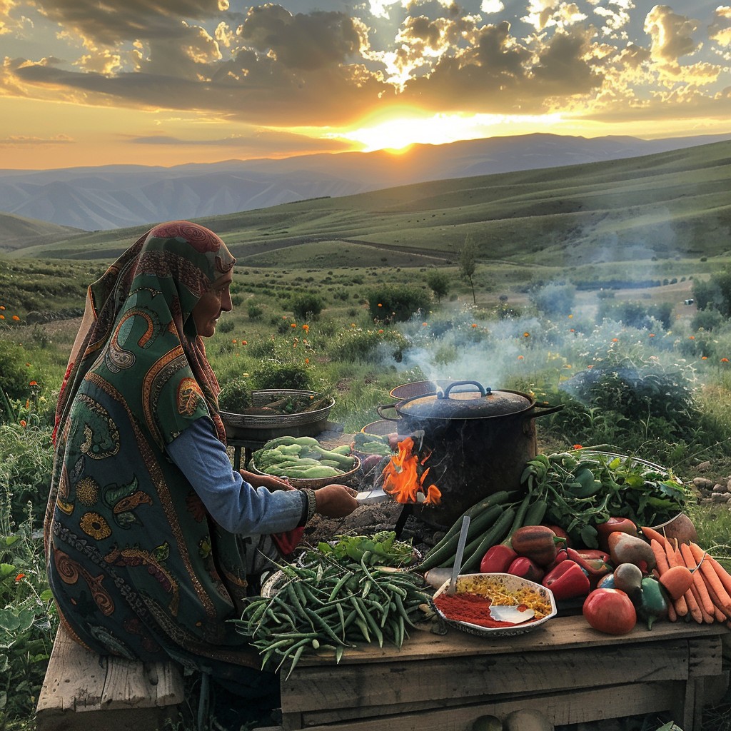 Free Sunset Cooking Session Image - Sunset, Cooking, Elderly | Download ...