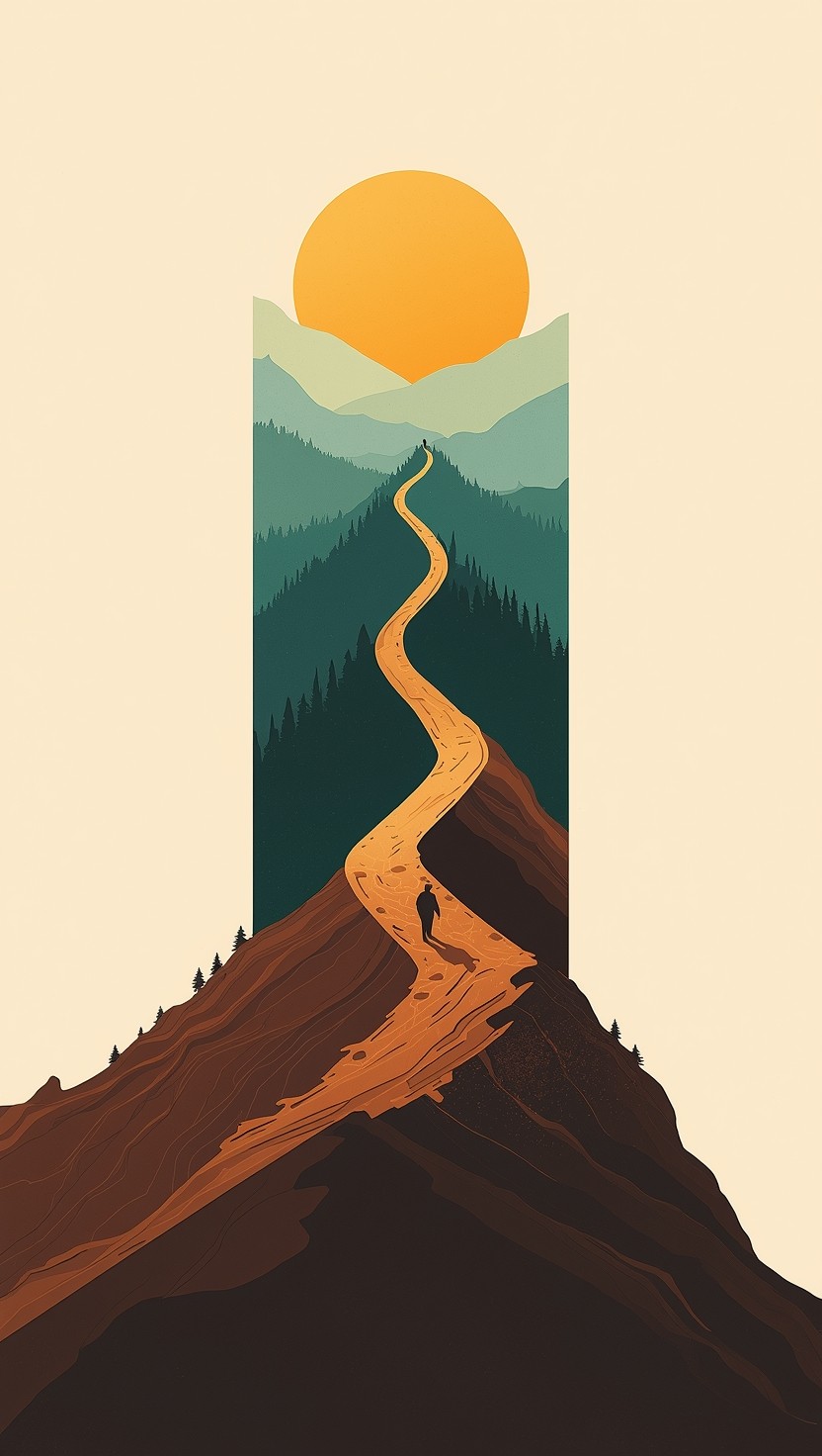 Free Ascending Golden Path Image - Journey, Travel, Mountain | Download ...