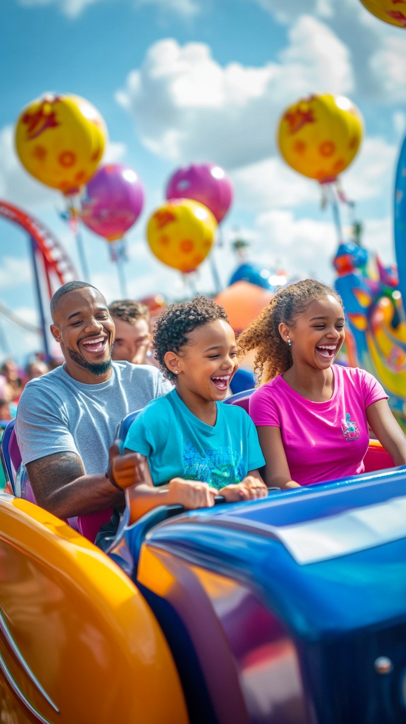 Free Fun Amusement Ride Image - Amusement, Balloons, Children ...