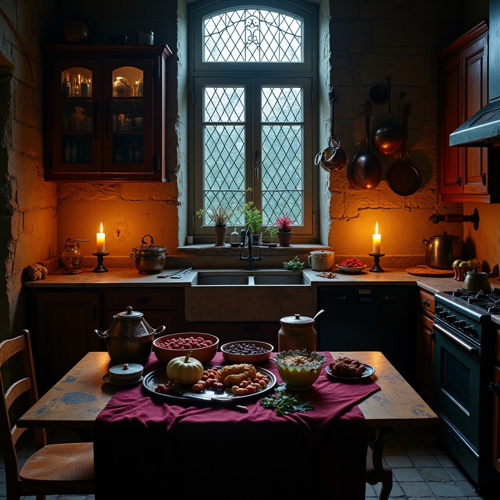 Free Candlelit Medieval Kitchen Image - Candlelight, Medieval, Rustic ...
