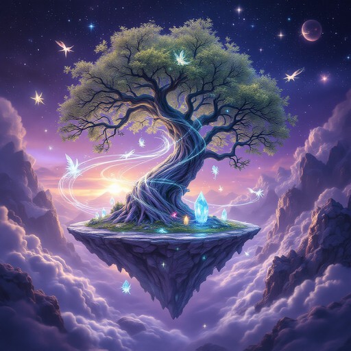 Free Magical Floating Tree Image - Fantasy, Magical, Tree | Download at ...