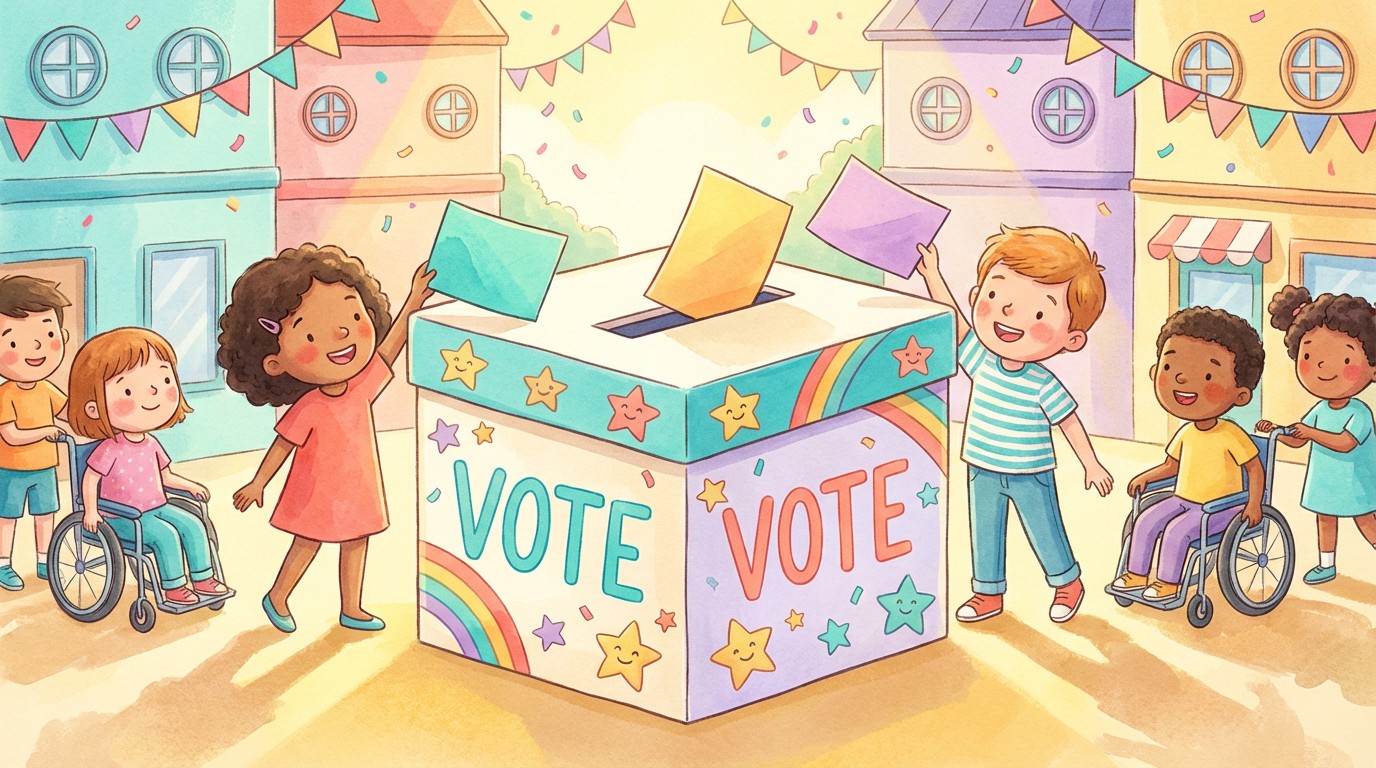 Free Joyful Democracy Day Image - Children, Kids, Voting | Download at ...