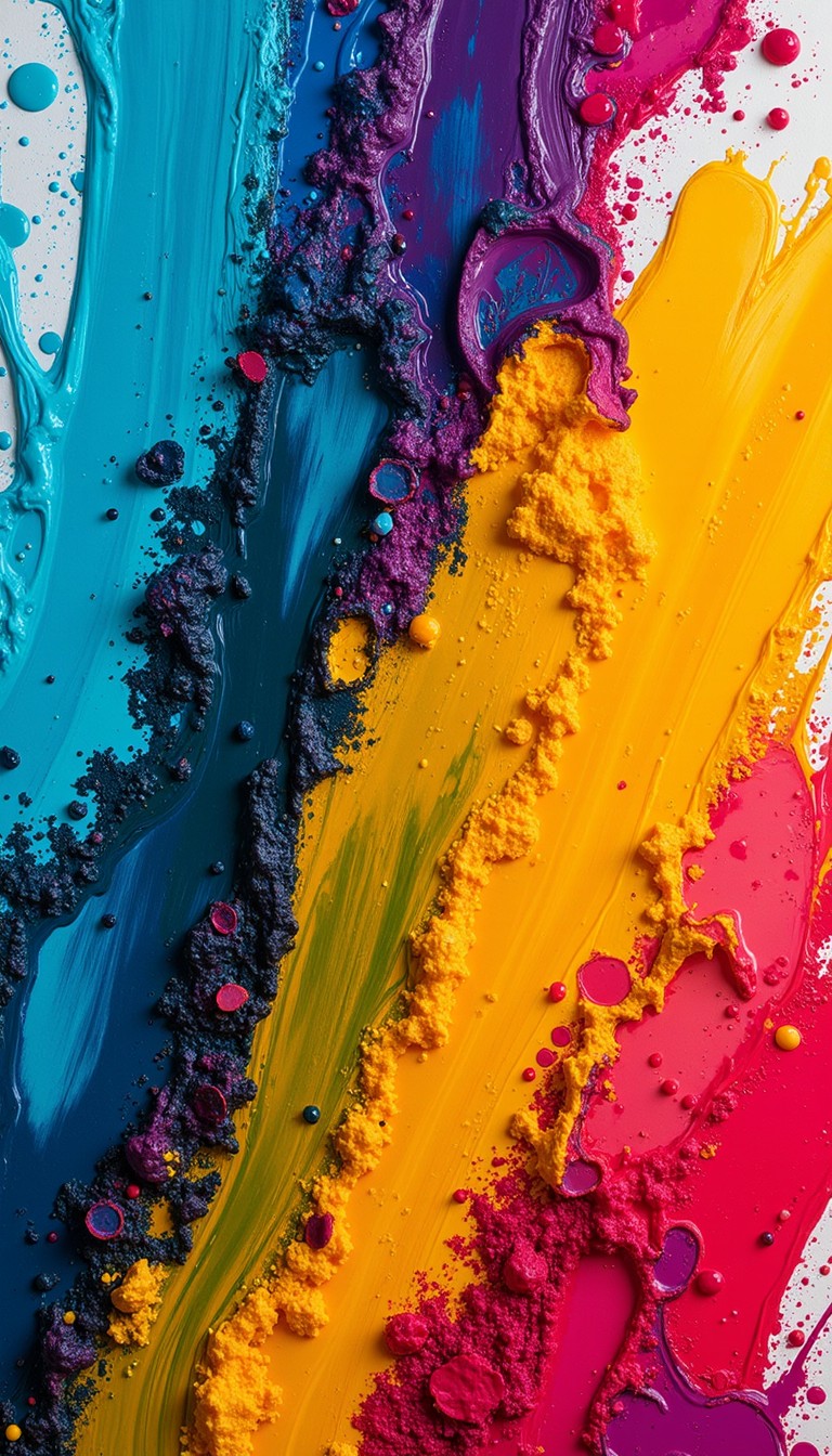Free Vibrant Color Cascade Image - Abstract, Colorful, Paint | Download ...