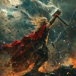 Free Mighty Heroic Pose Image - Mythic, Warrior, Hammer | Download at ...