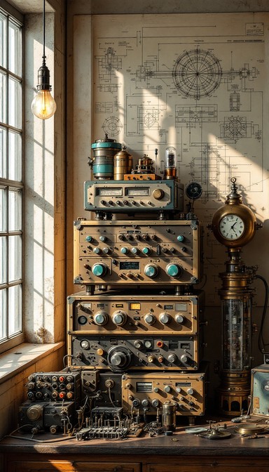 Free Vintage Scientific Workshop Image - Brass, Antique, Mechanical ...