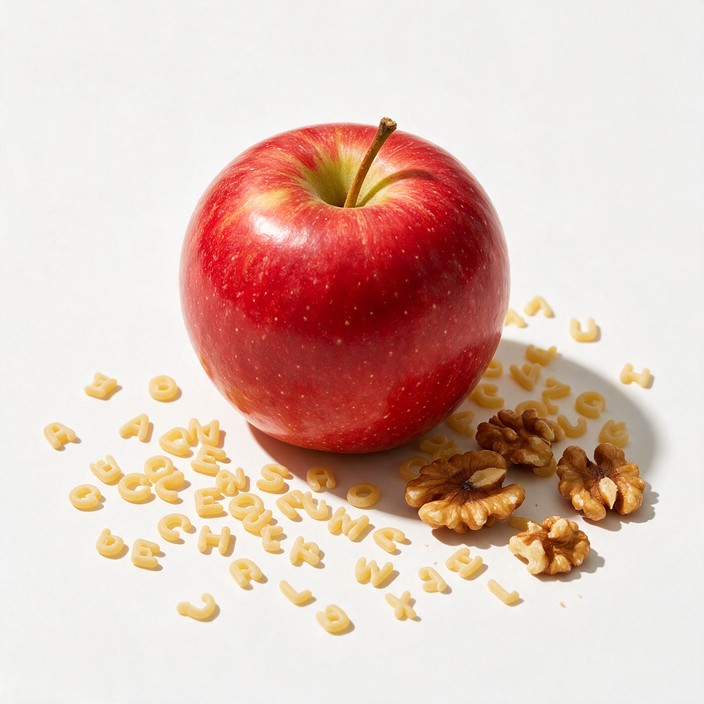 Download Red Apple Alphabet Image - Apple, Red, Pasta | StockCake