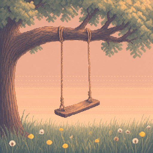 Download Pixel Art Swing Image - Pixel, Pixelart, Swing | StockCake