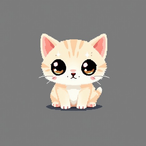 Free Pink Kawaii Kitty Image - Kawaii, Cat, Pink | Download at StockCake
