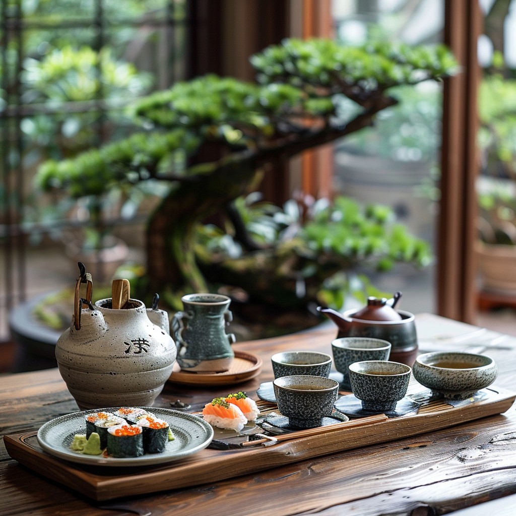 Tea Condiments Setup Free Elegant Tea Setup Image - Tea, Sushi, Ceramic | Download at StockCake
