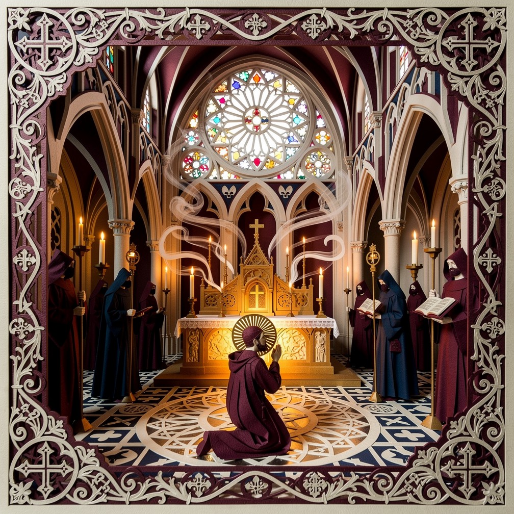 Sacrd Paper Free Sacred Paper Cathedral Image - Kirigami, Papercraft, Cathedral ...
