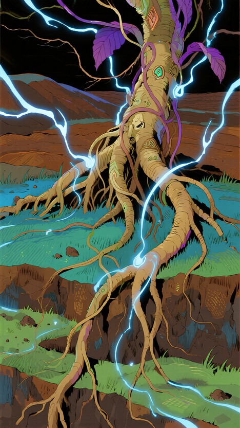 Free Mystical Glowing Roots Image | Download at StockCake