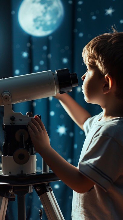 Free Stargazing Young Explorer Image - Child, Telescope, Stargazing ...